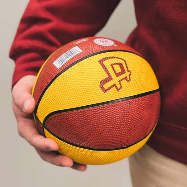 Authentic Brand I-State Cardinal & Gold Mini Basketball